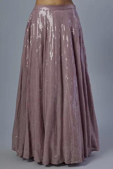 Blush Pink Embroidered Anarkali Set image 3