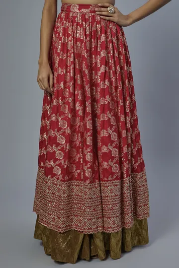 Blush Pink Embroidered Anarkali Set image 3